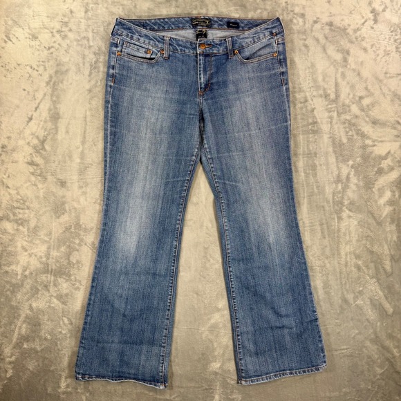 Seven7 Denim - Seven7‎ Flare Jeans Womens Size 32 Blue Med Wash Denim Pants